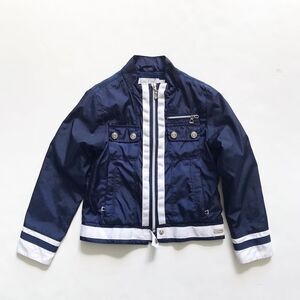 Geox respira navy light zip up jacket VGUC 4T
